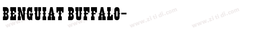 Benguiat Buffalo字体转换
